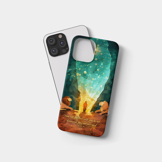 Daniel in the Lions’ Den Phone Case – Isaiah 41:10