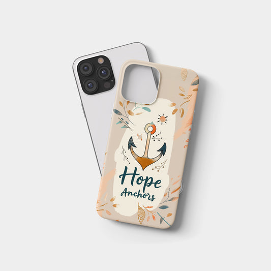 Hope Anchors Floral Anchor Phone Case